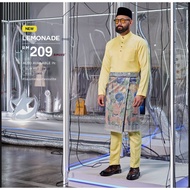 [ TAILORED FIT ] Baju Melayu Bulan Bintang LEMONADE