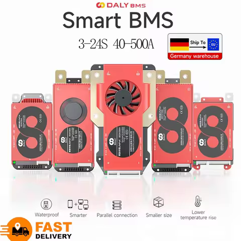 Daly BMS Smart BMS 4S Lifepo4 12V 7S 8S 24V 40A 60A 100A 150A 16S 48V 200A 250A BMS with CANBUS RS48