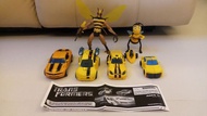 正版 變形金剛 電影版 動畫版 大黃蜂 Bumblebee Buzz Off 蜜蜂大電影 麥當勞開心樂園餐換購玩具 共6款