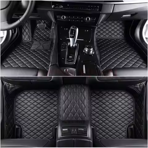 Custom 3D Full Coverage Car Floor Mats for Jaguar XE 2015-2019 Year Interior Details Auto Accessorie
