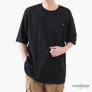 GALLOP : เสื้อยืดผ้าสลาฟ Slub-Oversized ผู้ชาย รุ่น GT9164 สี Soft Black ดำ / ราคาปกติ 1590.-