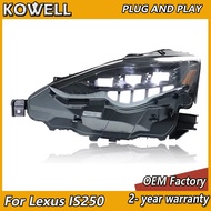 Car Styling for Lexus IS250 Headlight 2013-2016 IS300 Headlight IS350 DRL Turn Signal Low High Beam 