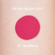OH MY BLUSH DOT #บลัชหัวโต #ohmyblushdot (15 Colors) 3g.