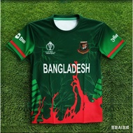 【 Hot selling 】Short Sleeve Polo Cricket Jersey, for Men, New Release in 2025, Bangladesh World Cup 