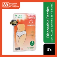 Pan-Mate Cotton Panties Size XXL 5's (91-116cm / 36-46 inches)