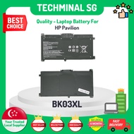 TECHMINAL - BK03XL Battery Replacement for HP Pavilion X360 14-BA000 14M-BA000 BK03XL Battery