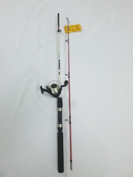 BANDIT STRIKE SOLID ROD SPINNING 562 + BANDIT AK200 SHRIMP REEL