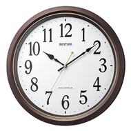 Rhythm (RHYTHM) clock clock radio clock quiet plastic windbreaker brown M565 Φ34x4.5cm 8MY565SR06