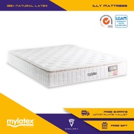 MyLatex ILLY (10 inch), Natural Latex + Coconut Fibre Orthopaedic Mattress, Sizes (Queen, King, Sing