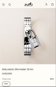 Hermes🐎Diamond Kelly watch 2026 鑽石kelly 手錶 銀
