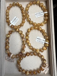 香港順豐包郵｜殿堂級金鈦晶手串 10-11mm 滿鈦原礦水晶 正偏財旺貴人 附6-15mm可選