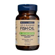 Wild Alaskan Fish Oil Easy Swallow Minis - Omega-3 Fish Oil Supplement for Adults and Kids - Double-