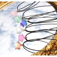 / star pendant necklace / start liontim necklace / color star pendant necklace / star pendant neckla
