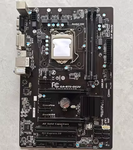 For Gigabyte GA-B75-DS3V Desktop Motherboard B75 DS3V Mainboard 100% Tested OK