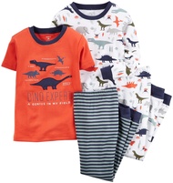 Carter's Baby Boys' 4 Piece Slogan Tee PJ Set (Baby)