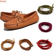 THEGIRL8B Leather Shoelaces Laces Unisex Shoe Accessories Strings 100CM Shoe Rope