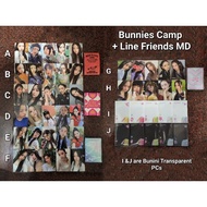 Newjeans Bunnies Camp NJ Pop up x Line Friends 1 2 and 3 Bunini Photocard PC