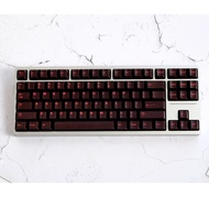 NEW red PYGA Translucence Keycaps Cherry Profilr Double shot English Keycap For MX Switch 61/64/68/7