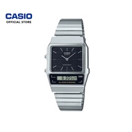 Casio Vintage AQ-800E-1A Silver Stainless Steel Band Women Watch