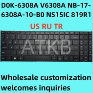 US English Backlit New Black Laptop Keyboard for D0K-6308A V6308A NB-17-6308A-10-B0 NS15IC 819R1 Not