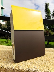 撞色　特殊氛圍信箱　304不鏽鋼製郵筒 不鏽鋼信箱