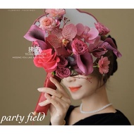 ZSGFS Flower bouquet fan chinese fan/ fan/ sangjit/ chinese New Year/ cny/ Folding fan/
