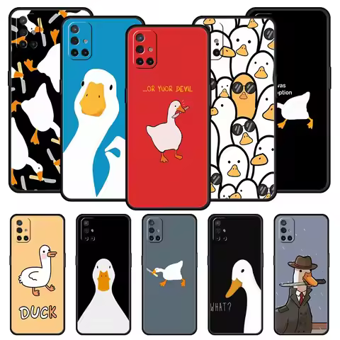 Cartoon Cute Goose duck Game For OnePlus 10 Pro 9 8T 8 Nord N10 7 7T 9R Phone Case For 1+ Nord 2T CE