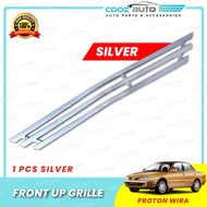 Proton Wira Front Up Grille Grill Carbon Silver