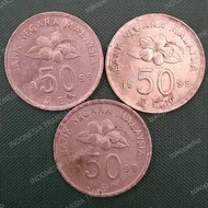 50 sen malaysia koin TC 1999