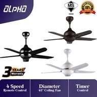ALPHA AX/AF 838 5B 42 INCHES REMOTE CEILING FAN