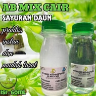 Paket Nutrisi hidroponik AB mix cair sayuran daun