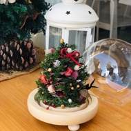 Ochre 松果聖誕樹玻璃燈球