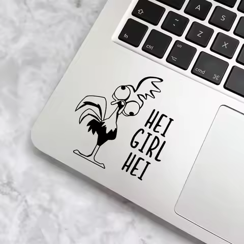 MOANA Hei Hei Vinyl Art Sticker Laptop Mug Water Bottle Decoration, Hey Girl Hei Car Accessories Bum