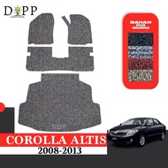 Corolla Altis Car Mat Car Mat/ Toyota Corolla Altis 2008 - 2013 Vermicellimie Premium Material