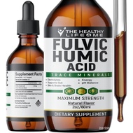 Fulvic Acid + 72 Trace Minerals | Fulvic Humic Acid | Digestion | Hydration | Keto, Dietary Suppleme