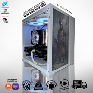 Custom Gaming PC Desktop Computer - AMD Ryzen 7 7700 + RTX 4070S 4070 SUPER 12GB - White Custom Aest