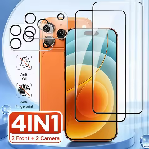 2+2PCS Tempered Glass For OnePlus 15 15R 15T 8 Pro 8 7 7 Pro Camera Lens Screen Protector For OnePlu