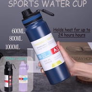 600ML/800ML/1000ML 304 Stainless Steel Vacuum insulated Cup Home Office Coffee Tea Hot Water Bottle 