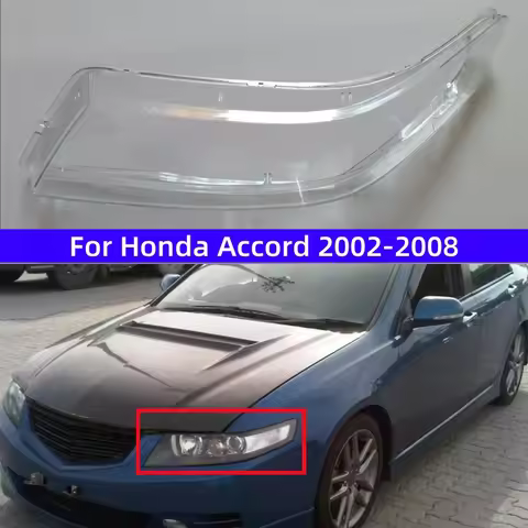 For Honda Accord 2002 to 2008 Accessory Cars Headlights Cover Using Transparent PC Plastic Raw Mater