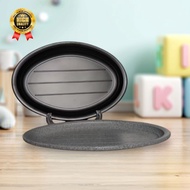 Melamine Stone 11 Inch Oval Plate - Serving Plate - Cafe Plate - Restaurant Plate - Golden Dragon P6