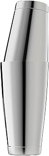 Spill-Stop 103-60 Shaker Can Set, 28oz/18oz, Stainless Steel with Reinforced Bottom, Polished Exteri