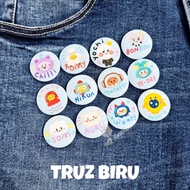 Treasure Truz Minini Pin Button Brooch