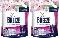 Breeze 2in1 Silky Sakura Liquid Detergent 1.5kg (Pack of 2)