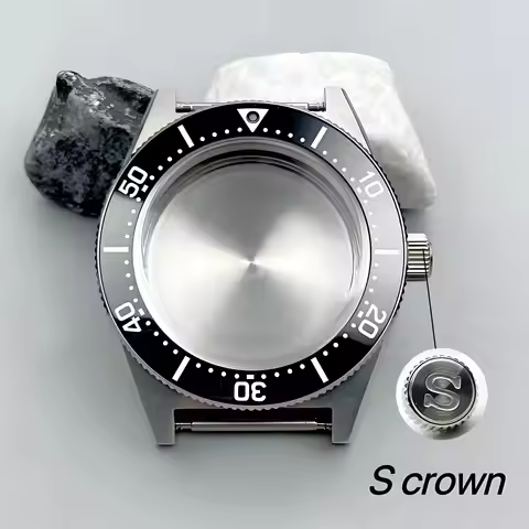 40mm Watch Case sapphire glass For Seiko Mod 62MAS SPB143J1/SPB253J1 Tiger Whale Accessories Fit NH3