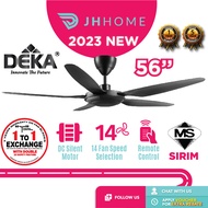 Deka 56" 5 Blade 14 Speed DC Motor Ceiling Fan w Remote Control DC33 PRO | DDC21 *Similar DS11