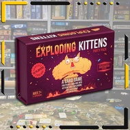 【Ready Stock】Exploding Kittens Party Pack Card Game  Family-Friendly Party Games Board Game 10 Player Multiplayer Card Game Strategy