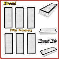 Washable Hepa Filters For Xiaomi X20 Robot Vacuum Cleaner Replacement Spare Parts