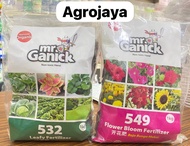 BABA Mr Ganick Organic Fertilizer ( 532 Leafy / 549 Flower/ Neem Cake) / Baja Organik 1Kg