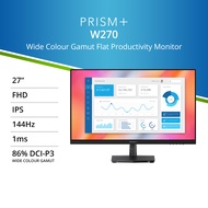 PRISM+ W270 | 27" 144Hz FHD [1920 x 1080] IPS Professional Monitor Productivity Monitor