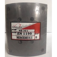 BRAKE LINING M/BENZ 刹车片 ZN 1190 8-1/2